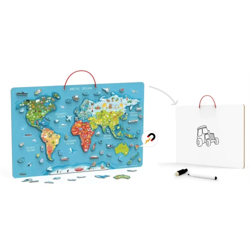 Доска магнитная Viga World Puzzle купить в Кишиневе