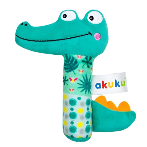Jucarie de plus Akuku Crocodile Green, 15 cm cumpăra în Chișinau
