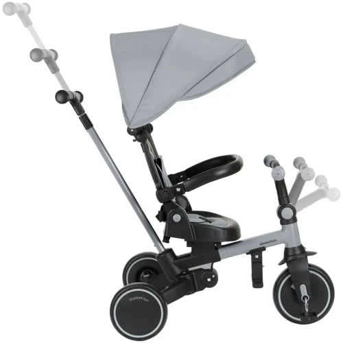 Детский трицикл 8 в 1 KikkaBoo Aluma Grey купить в Кишиневе