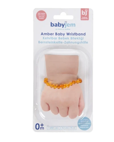 Bratara din chihlimbar BabyJem Light Honey cumpăra în Chișinau