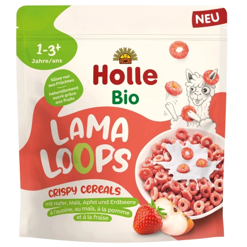 Каша Holle из злаков с яблоками и клубникой (12 мес+), 125 гр купить в Кишиневе