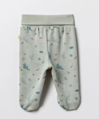 Pantaloni BabyCosy Green & Ecru, 2 buc. (12-18L) cumpăra în Chișinau