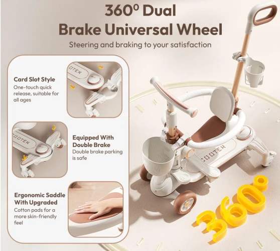 Trotinetă Epid 6 in 1 Ultimate White cumpăra în Chișinau