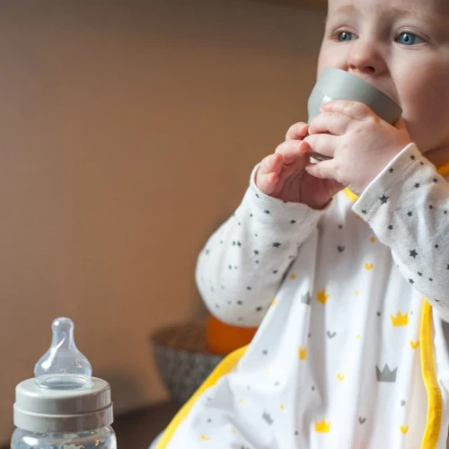 Bavetă din bumbac Beaba Evolutive Galben cumpăra în Chișinau