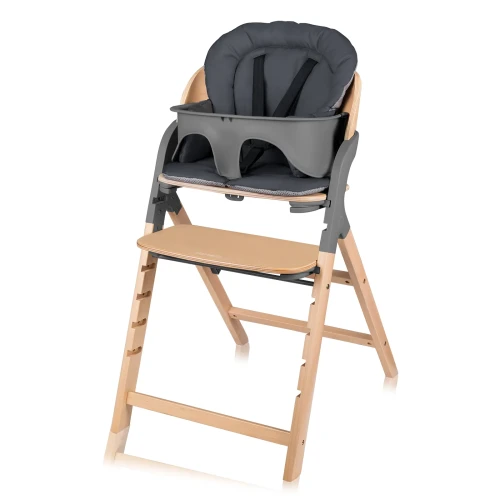 Стул для кормления 3 в 1 Lionelo Megan Grey Wood купить в Кишиневе