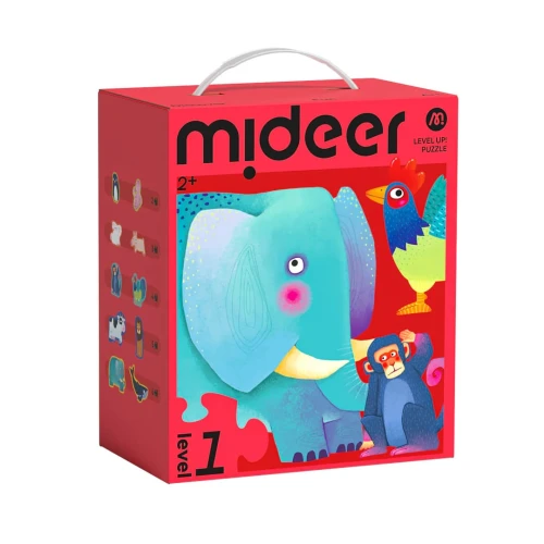Puzzle educativ Mideer Level Up Level 1 Animals, 40 elemente cumpăra în Chișinau