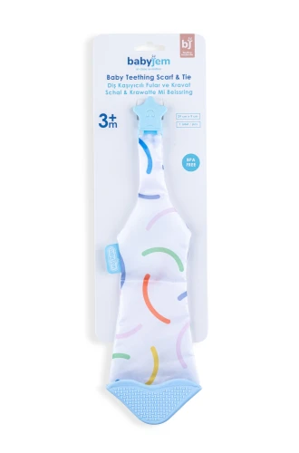 Прорезыватель BabyJem Scarf & Tie Blue купить в Кишиневе