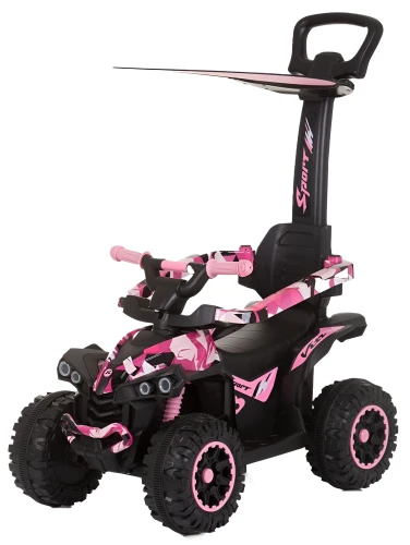 Толокар Chipolino с ручкой ATV White&Pink купить в Кишиневе