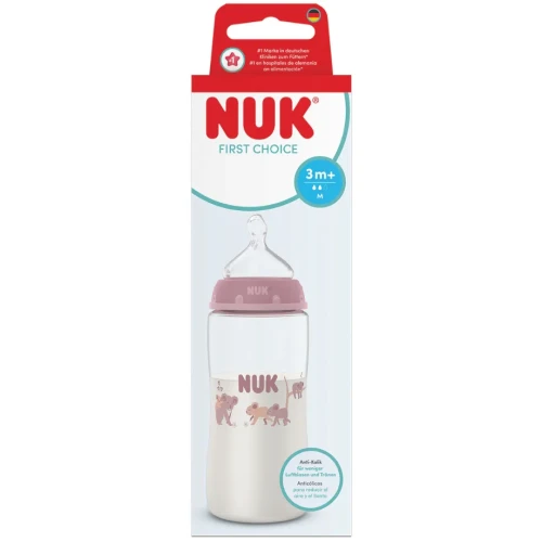 Бутылочка для кормления из полипропилена NUK First Choice M в асс., 300 мл купить в Кишиневе