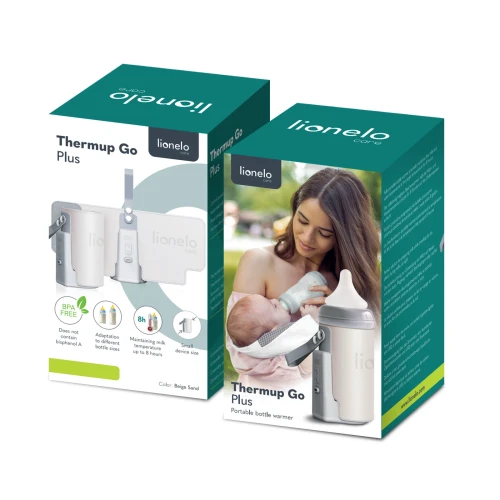 Подогреватель портативный для бутылочек Lionelo Thermup Go Plus Beige Sand купить в Кишиневе