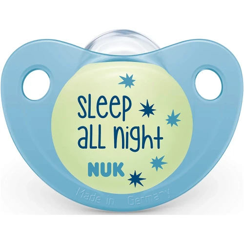 Пустышка ортодонтическая из силикона NUK Day&Night в асс. 0-6 мес купить в Кишиневе