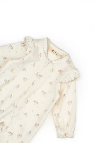 Комбинезон BabyCosy Velur Ivory (9-12М) купить в Кишиневе