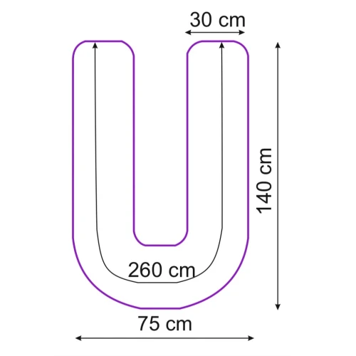 Подушка для беременных PernaMea форма-U, 140 см купить в Кишиневе