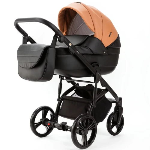 Carucior 2 in 1 Adamex Lanti Deluxe Orange Black cumpăra în Chișinau
