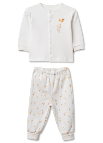 Pijama BabyCosy Ivory & Ecru (6-9L) cumpăra în Chișinau