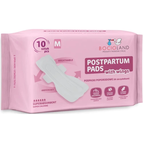 Послеродовые прокладки Bocioland Superabsorbent M, 10 шт. купить в Кишиневе