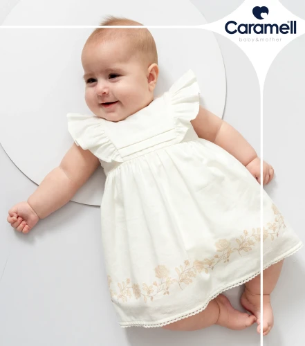 Платье без рукавов Caramell Mini Lady Beige (3-6М) купить в Кишиневе