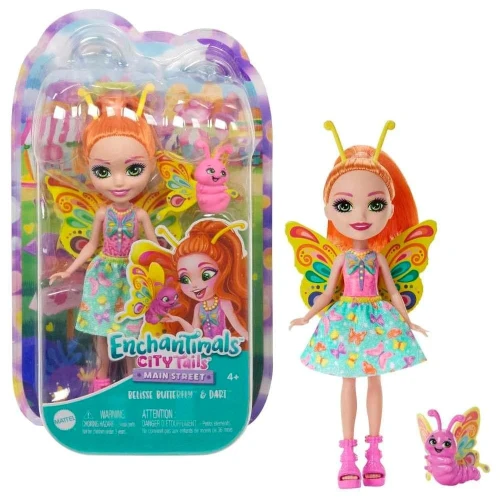 Кукла Enchantimals City Tails Belisse Butterfly and Dart купить в Кишиневе