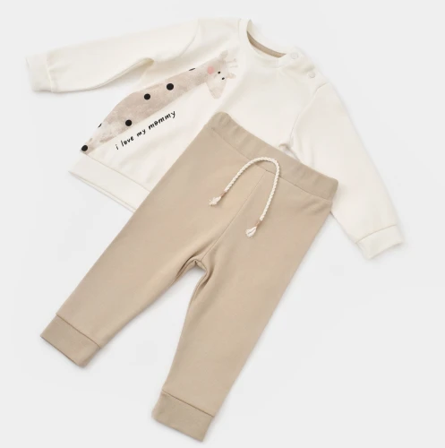 Комплект из 2 штук BabyCosy Giraffe Ivory & Ecru (18-24М) купить в Кишиневе