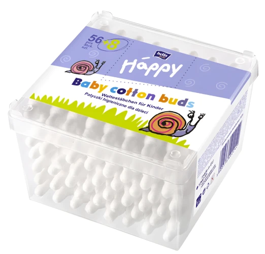 Ватные палочки BellaHappy с ограничителем, 56 шт. купить в Кишиневе