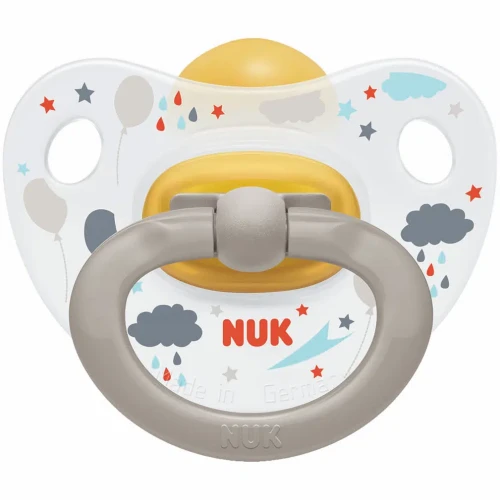 Пустышка ортодонтическая латексная NUK Happy Kids в асс. 6-18 мес купить в Кишиневе