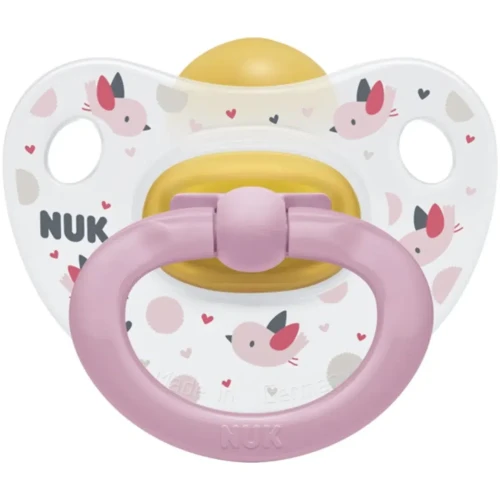 Пустышка ортодонтическая латексная NUK Happy Kids в асс. 6-18 мес купить в Кишиневе