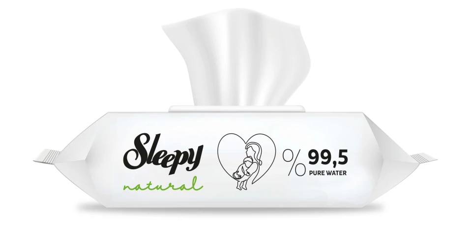 Șervețele umede Sleepy Natural, 60 buc. cumpăra în Chișinau