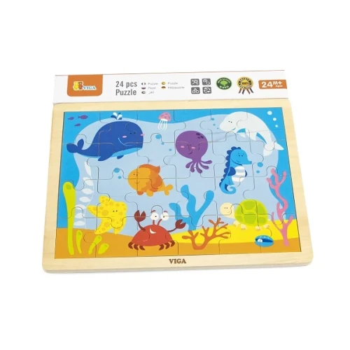 Puzzle din lemn Viga Ocean, 24 elemente cumpăra în Chișinau