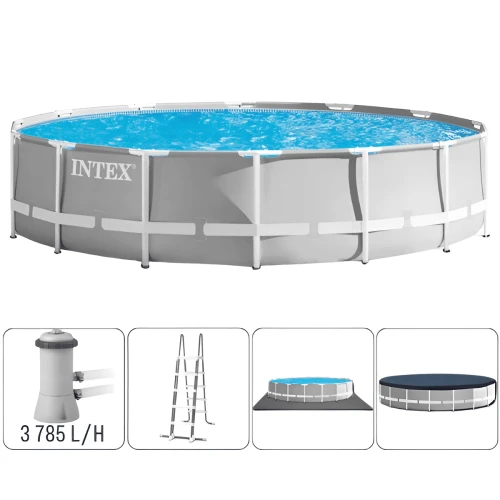 Бассейн для детей Intex Prism Frame Premium + фильтрующий насос 3785 л/ч, 16805 литров купить в Кишиневе