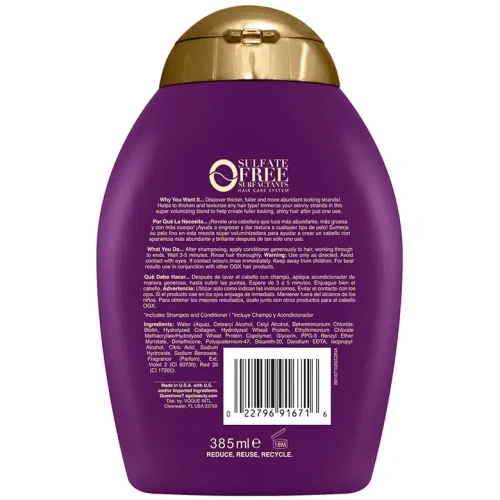 Balsam OGX Thick & Full + Biotin & Collagen, 385 ml cumpăra în Chișinau
