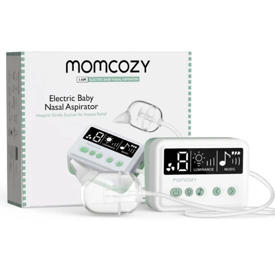 Аспиратор для носа электрический Momcozy Music White & Mint купить в Кишиневе
