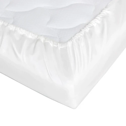 Cearsaf de pat pe elastic Perina Sateen Premium Alb de lapte, 160x80 cm cumpăra în Chișinau