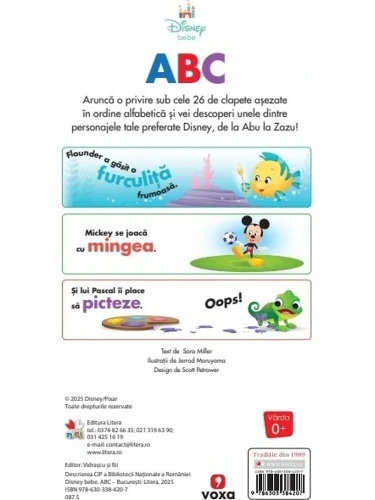 Книга ABC. Учим буквы - Disney bebe купить в Кишиневе