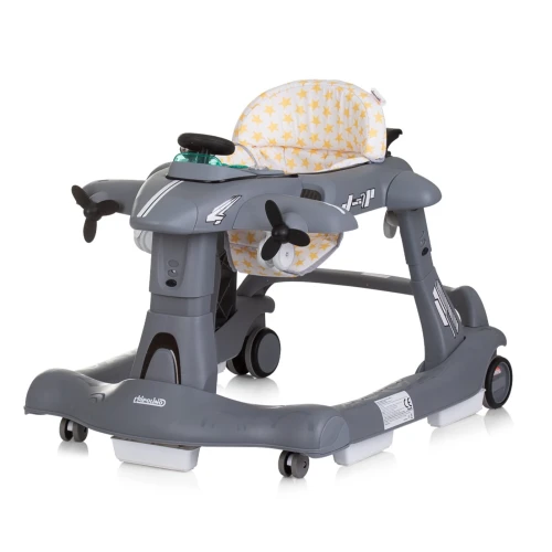 Ходунки Chipolino 3 in 1 Airplane Grey купить в Кишиневе
