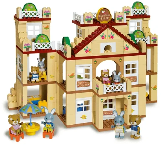 Set construcție Androni Giocattoli Maximilian Families Hotel, 296 elemente cumpăra în Chișinau