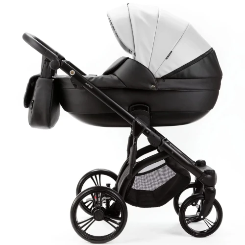 Carucior 2 in 1 Adamex Lanti Deluxe White Black cumpăra în Chișinau
