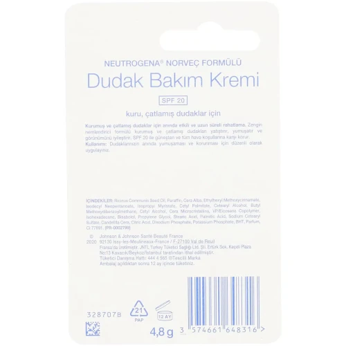 Balsam de buze Neutrogena Norwegian Formula SPF 20, 4.8 g cumpăra în Chișinau