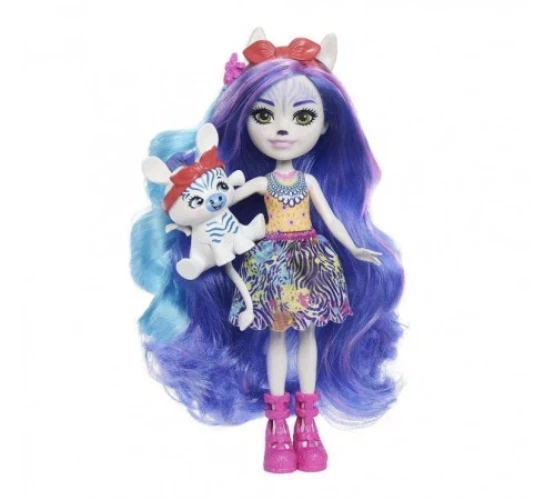 Кукла Enchantimals Glam Party Zemirah Zebra & Grainy купить в Кишиневе