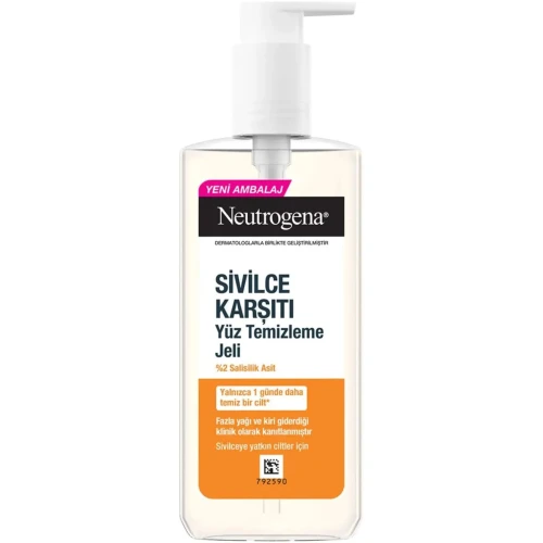 Gel pentru fata Neutrogena Anti-Acne cu acid salicilic, 200 ml cumpăra în Chișinau