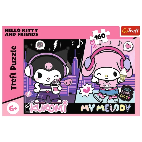 Пазл Trefl Hello Kitty and Friends Kuromi rules, 160 элементов купить в Кишиневе