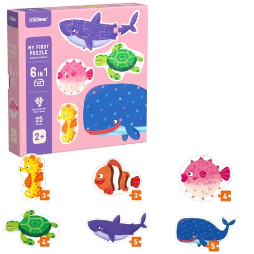 Puzzle Mideer Ocean Animlas, 25 elemente cumpăra în Chișinau
