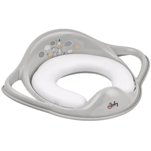 Детская накладка на унитаз Maltex мягкое Zebra Grey, 18 мес+ купить в Кишиневе