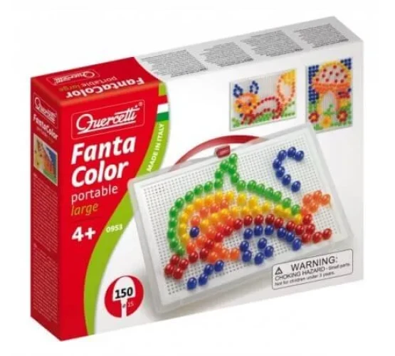 Мозаика Quercetti FantaColor Portable Large, 150 элементов купить в Кишиневе
