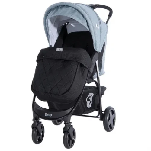 Cărucior de plimbare Lorelli Daisy Basic Black & Silver Blue + Foot cover cumpăra în Chișinau
