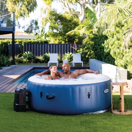 Джакузи Intex SPA PureSpa Bubble Blue 180x66 см, 677 литров, 4 человека купить в Кишиневе