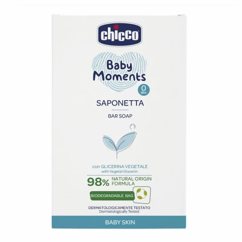 Sapun Chicco Baby Moments cu Glicerina Vegetala, 100 g cumpăra în Chișinau