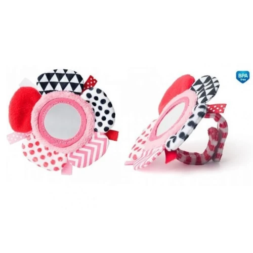Игрушка для коляски Canpol babies Zigzag Pозовый купить в Кишиневе