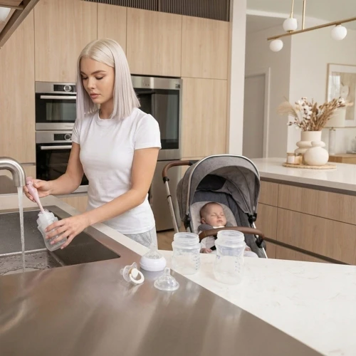 Щётка для бутылочек и сосок BabyOno Beige купить в Кишиневе