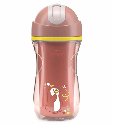 Термокружка с трубочкой Chicco Peach (14 мес.+), 266 мл купить в Кишиневе