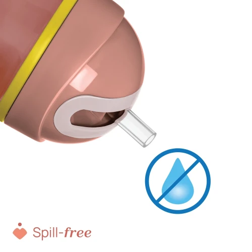 Термокружка с трубочкой Chicco Peach (14 мес.+), 266 мл купить в Кишиневе